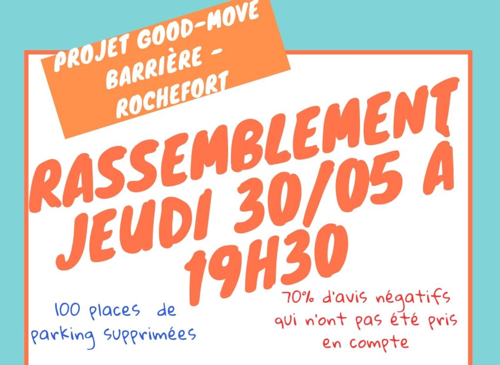 Mobilisons-nous contre les aménagements BadMove à la Barrière de Saint Gilles