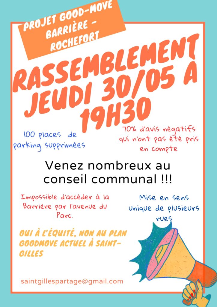 RDV ce jeudi 30 mai, 19h30 à la Maison Communale.